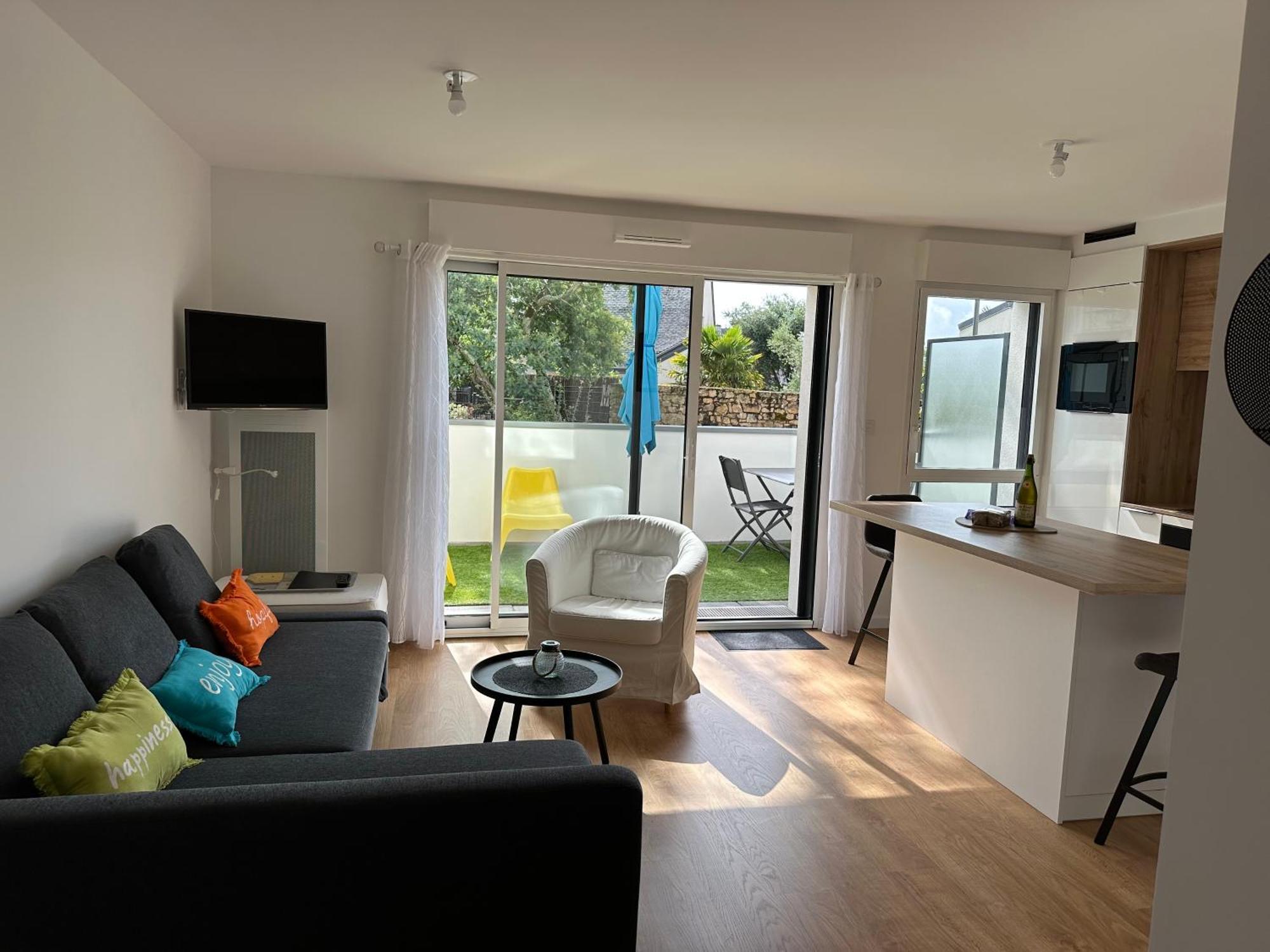 Apartment Golfe Du Morbihan 2 Pieces Plain-pied Terrasse Arradon